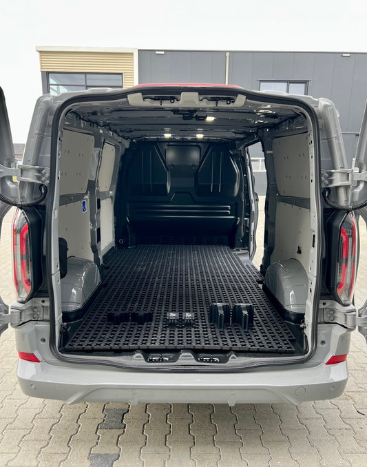 TMAT cargo floor kit in a Ford Transit van