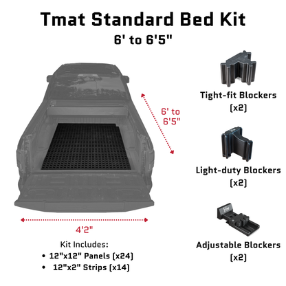 Tmat Truck Bed Organizer Slide Out Mat | Tesla Cybertruck