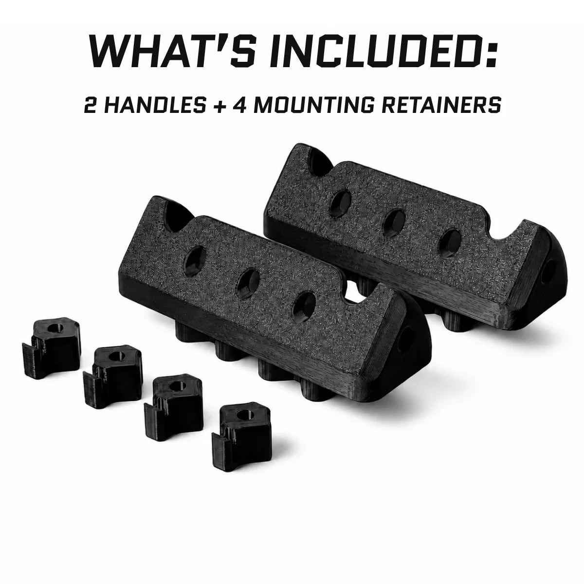 Tmat *Early Release* Raised Handles with Bungee Holes (2-Pack)