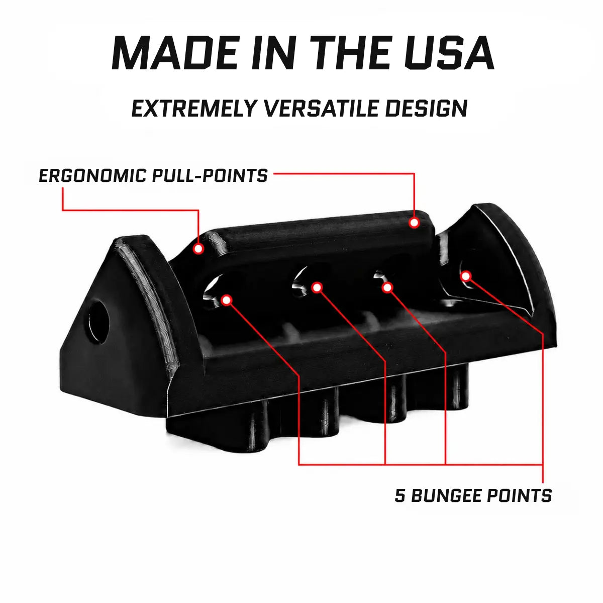 Tmat *Early Release* Raised Handles with Bungee Holes (2-Pack)