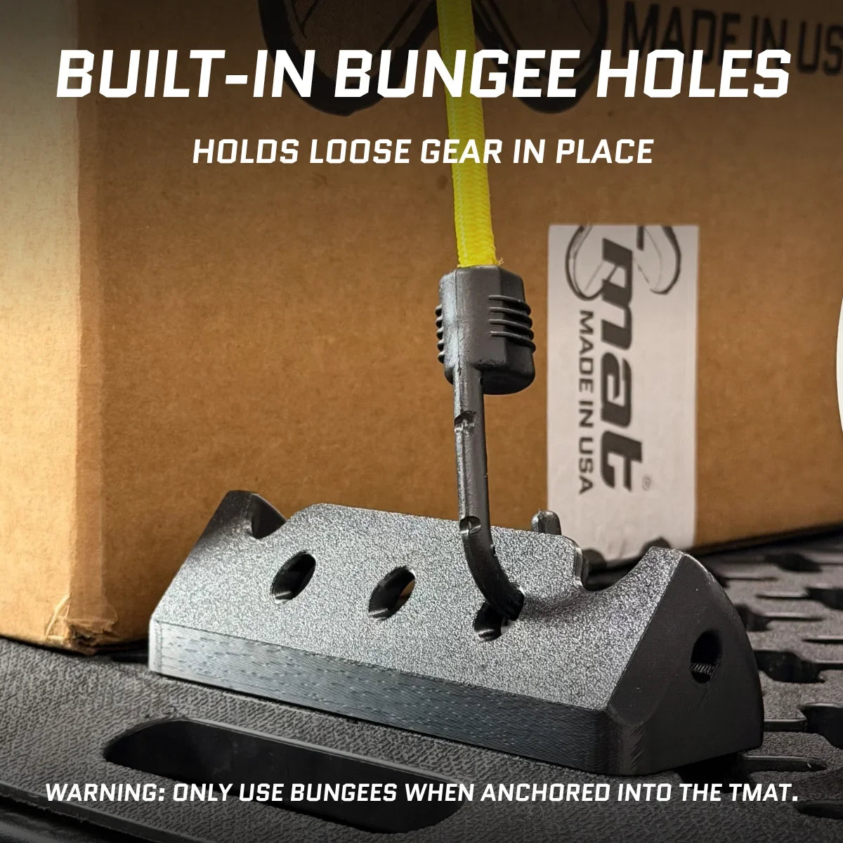 Tmat *Early Release* Raised Handles with Bungee Holes (2-Pack)