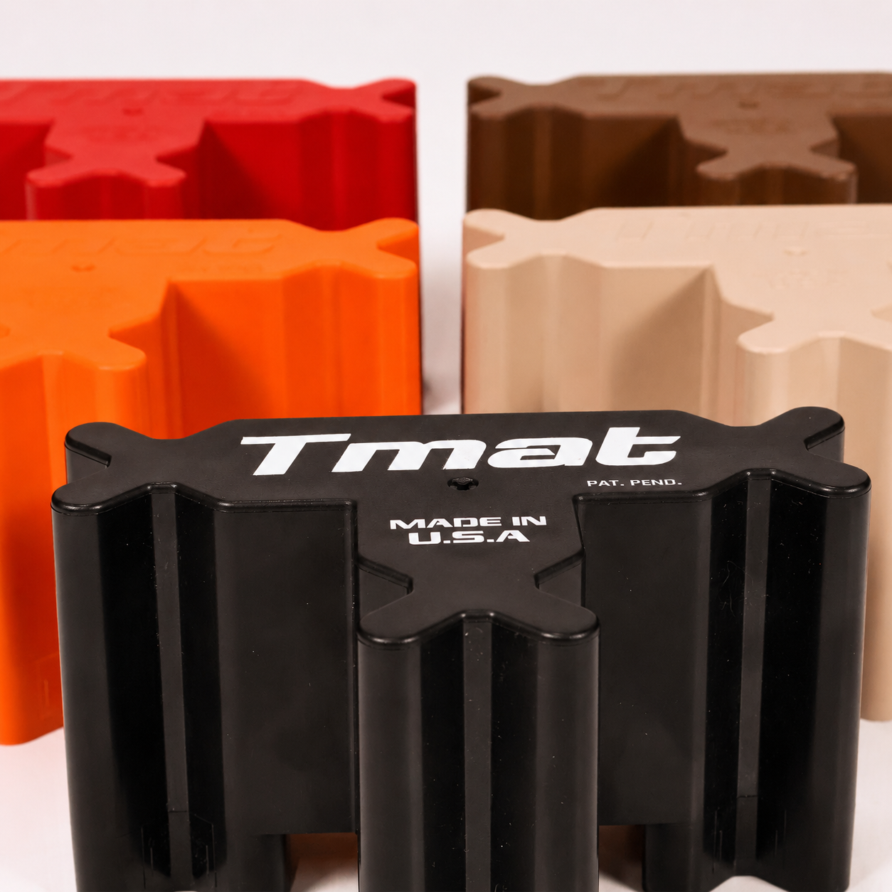 Tmat Tight-fit Stout Stationary Blockers - Brown (2-Pack)